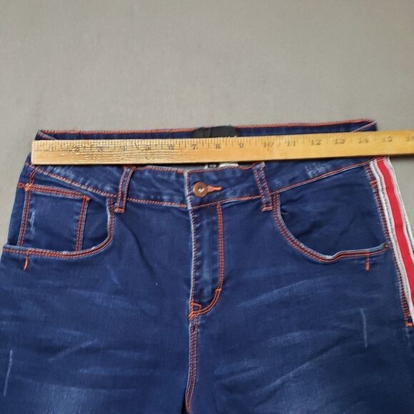 Frank Lyman Skinny Jeans Distressed Look XL - Picture 10 of 11